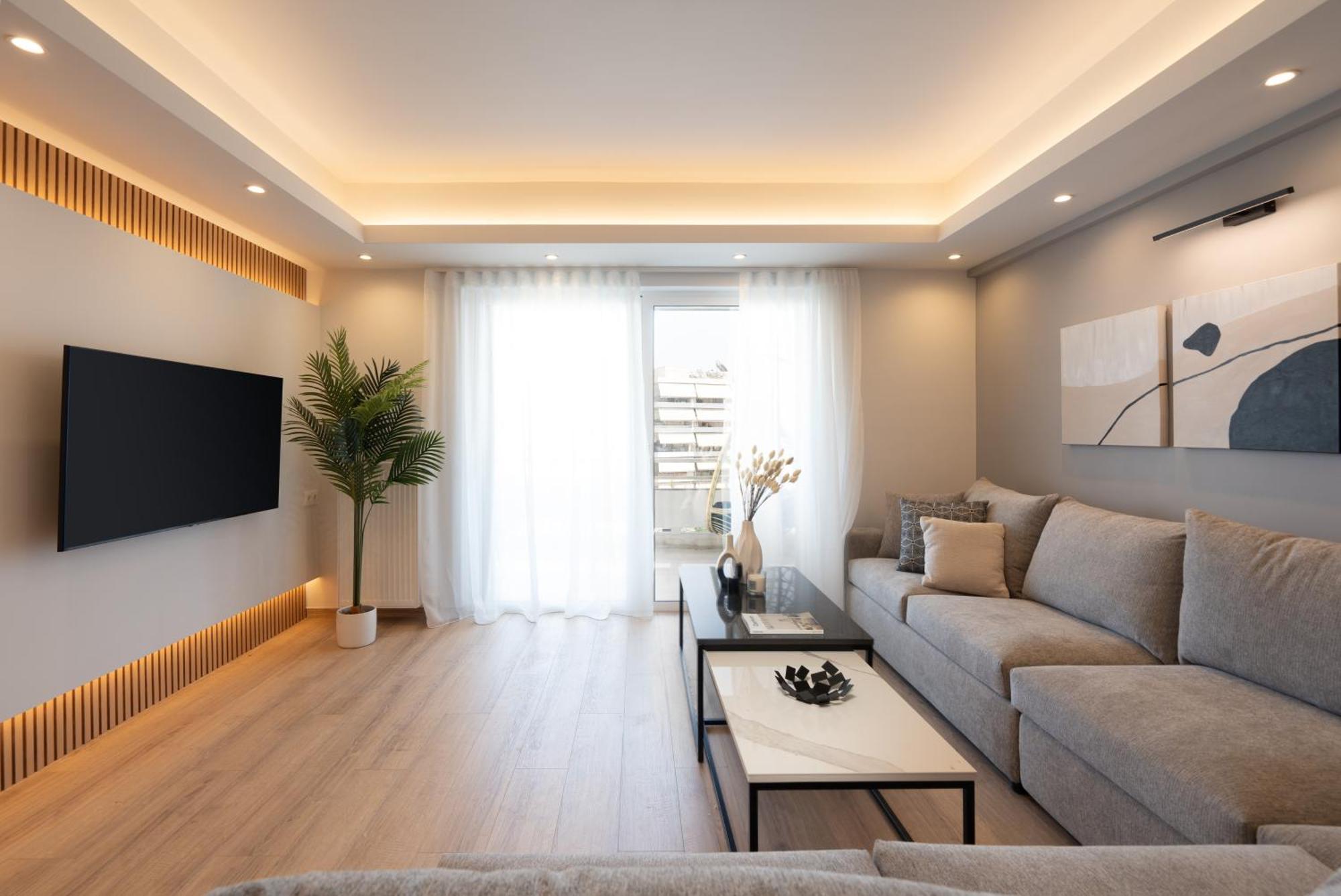 Luxury 4 Bedrooms Apartment Near Flisvos Marina Piraeus Bagian luar foto